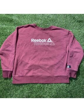 Reebok burgundy crewneck sweatshirt